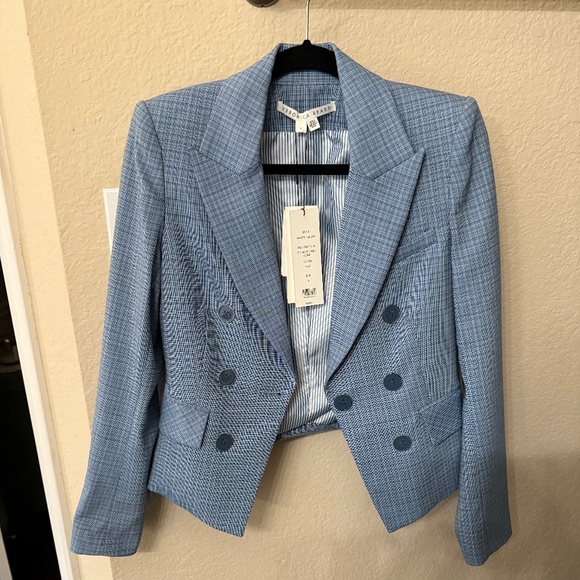 NWT Veronica Beard Dickey Blazer - Blue Plaid
